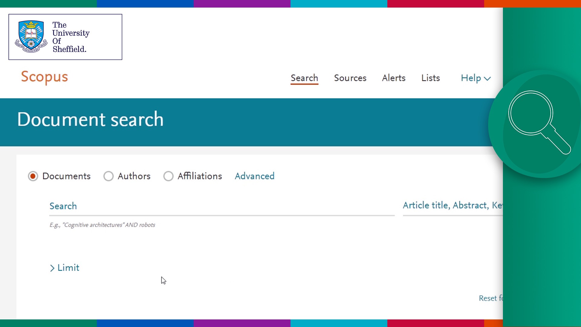 Scopus Databases The University Library The University Of