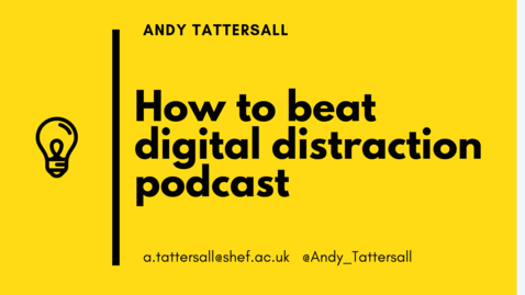 Thumbnail for entry How to Beat Digital Distraction