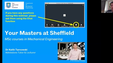 Thumbnail for entry Mechanical Engineering MSc options