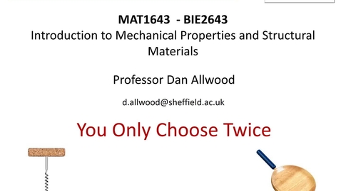 Thumbnail for Lecture 9 - You only choose twice