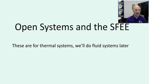 Thumbnail for 10d Open Systems and the SFEE