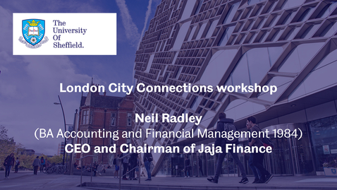 Thumbnail for entry London City Connection 2021 - Workshop 1 - Neil Radley