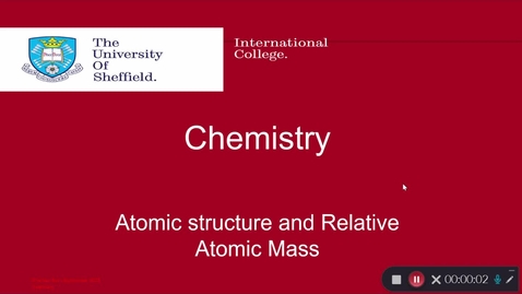 Thumbnail for Che sem1 s1 - Atomic structure and RAM