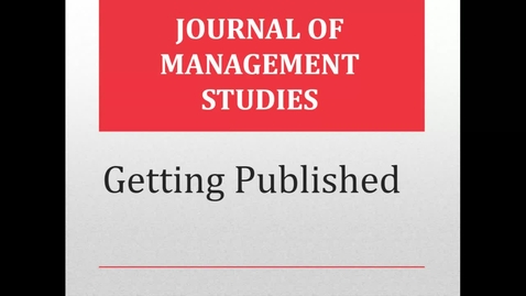 Thumbnail for Writing Your Research for Publication - Daniel Muzio (25/10/19) WRDTP: ECY