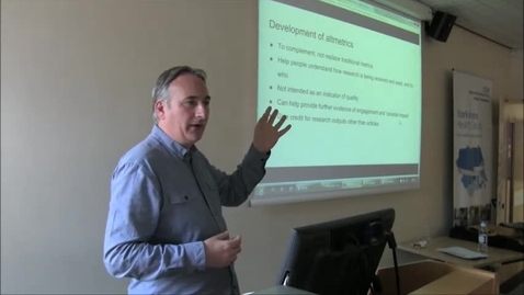 Thumbnail for Andy Tattersall - Altmetrics