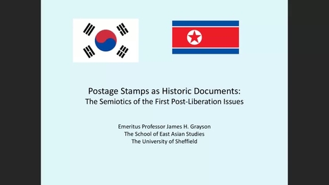 Thumbnail for entry SEAS Research Seminar: Postage stamps as hitorical documents