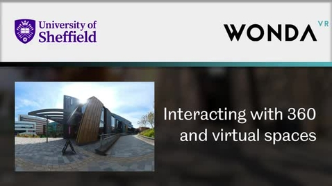 Thumbnail for entry WondaVR: interacting with 360 and virtual spaces