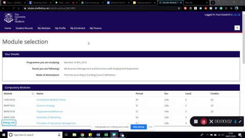 Thumbnail for Traininer Training Session #5 - Student Module Selection, Diets and Diet Repors