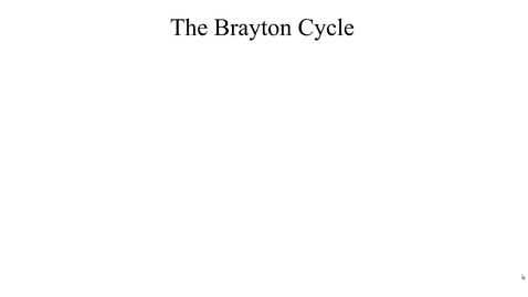 Thumbnail for entry 14a The Brayton cycle