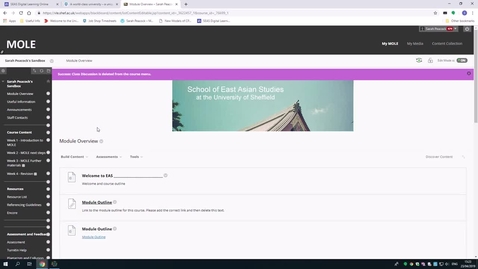 Thumbnail for Adding a Discussion Board to Blackboard