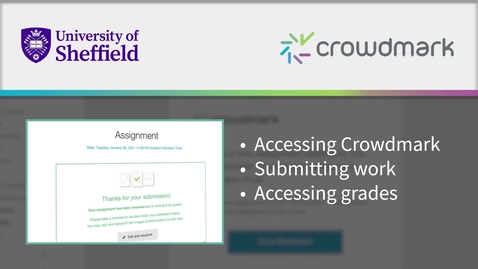 Thumbnail for How to submit work to  Crowdmark
