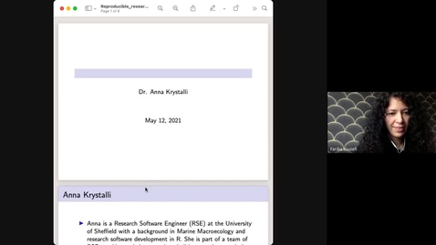 Thumbnail for entry Lunch bytes #6: Putting the R into Reproducible Research