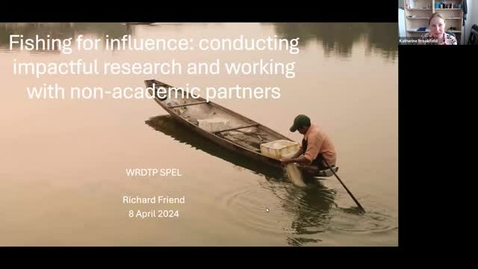 Thumbnail for entry Conducting impactful research working with non-academic partners (08/04/2024) WRDTP