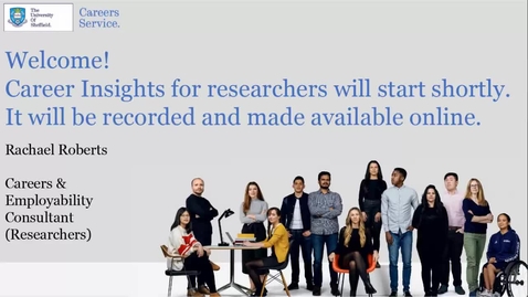 Thumbnail for Career Insights for Researchers - Working in Professional Services in HE: Student facing roles