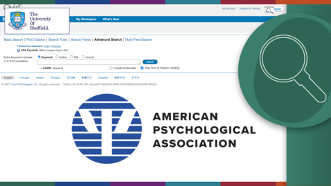 Thumbnail for entry Using APA PsycInfo