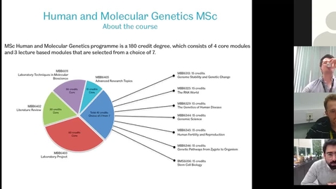 Thumbnail for entry MSc Human and Molecular Genetics - Webinar Q&amp;A