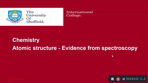 Thumbnail for Che Sem 1  S2 - Atomic structures and spectroscopy