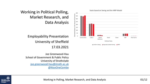 Thumbnail for entry Careers In... Polling, Market Research and Data Analysis