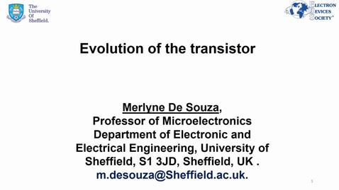 Thumbnail for entry Mini-lecture- The evolution of the transistor