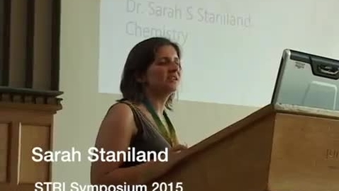 Thumbnail for entry Sarah Staniland - STRI symposium 2015