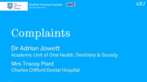 Thumbnail for Complaints - Quiz