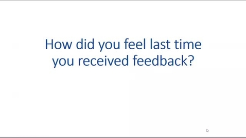 Thumbnail for Dr Blanca Schaefer - Giving constructive feedback to students