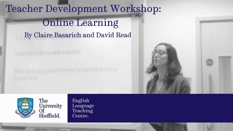 Thumbnail for entry Online Learning by Claire Basarich and David Read