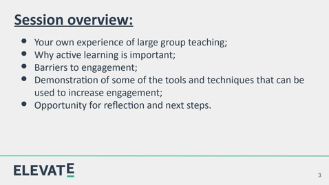 Thumbnail for Faculty of Health bitesize: Classroom engagement