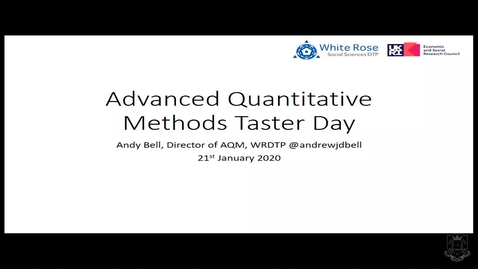Thumbnail for AQM 2020 - Andy Bell intro