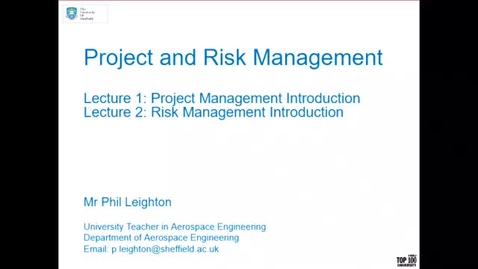 Thumbnail for Project Management Introduction