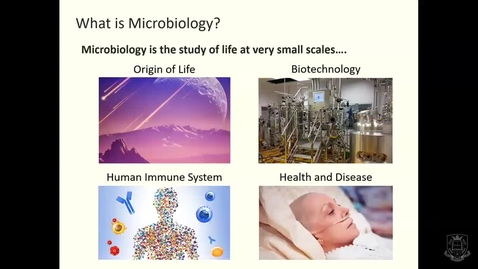 Thumbnail for entry Taster lecture - Introduction to Microbiology - Dr Andrew Fenton