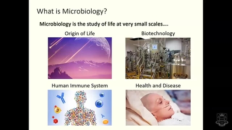 Thumbnail for Taster lecture - Introduction to Microbiology - Dr Andrew Fenton
