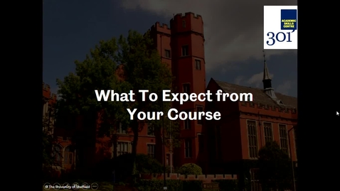 Thumbnail for entry What to Expect from Your Course - Introduction