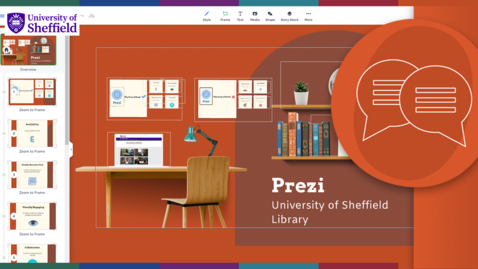 Thumbnail for Presentations on Prezi