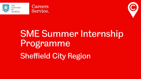 Thumbnail for entry SME Summer Internship Programme