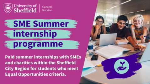 Thumbnail for SME Summer Internship Programme