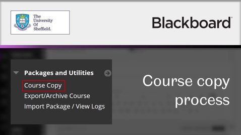 Thumbnail for entry How to use the course copy tool