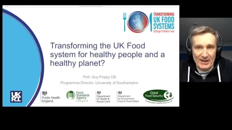 Thumbnail for Professor Guy Poppy - Feeding the world without costing the Earth