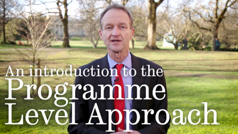 Thumbnail for Programme Level Approach