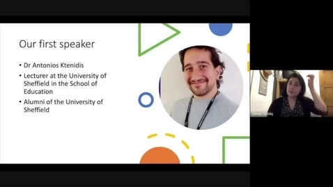 Thumbnail for entry School of Education Alumni Talks: Dr Antonios Ktenidis (January 2023)