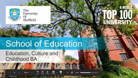 Thumbnail for BA Admissions Talk (Recorded February 2021)