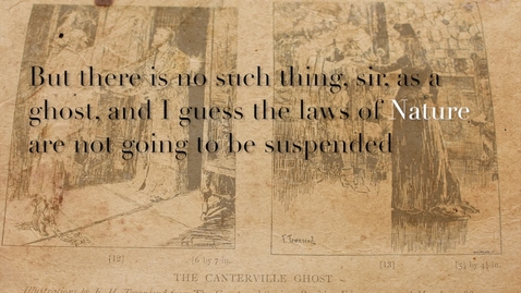 Thumbnail for entry A Close Reading of the Opening of the Canterville Ghost