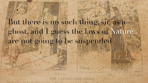 Thumbnail for A Close Reading of the Opening of the Canterville Ghost