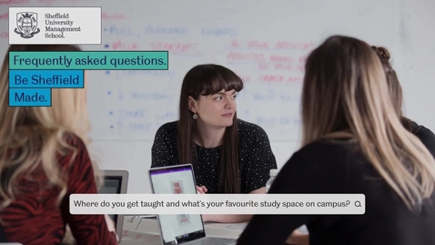 Thumbnail for Frequently asked questions: where do you get taught and what's your favourite study space on campus?