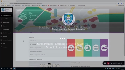 Thumbnail for Introduction to Blackboard Ultra Navigation