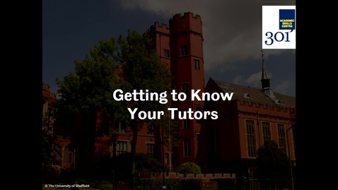 Thumbnail for entry What to Expect from Your Course Part 2 - Getting to Know Your Tutors