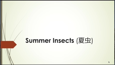 Thumbnail for entry Eikyū hyakushu Summer Poems: Summer Insects
