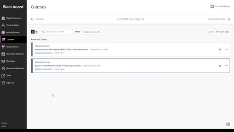 Thumbnail for (1/2) How to create a Blackboard Test