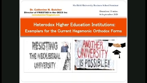 Thumbnail for Dr Catherine Butcher presentation
