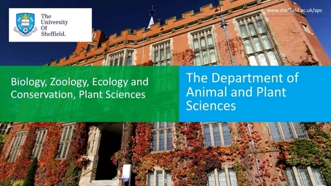 Thumbnail for entry Animal and Plant Science - Applicant Day talk